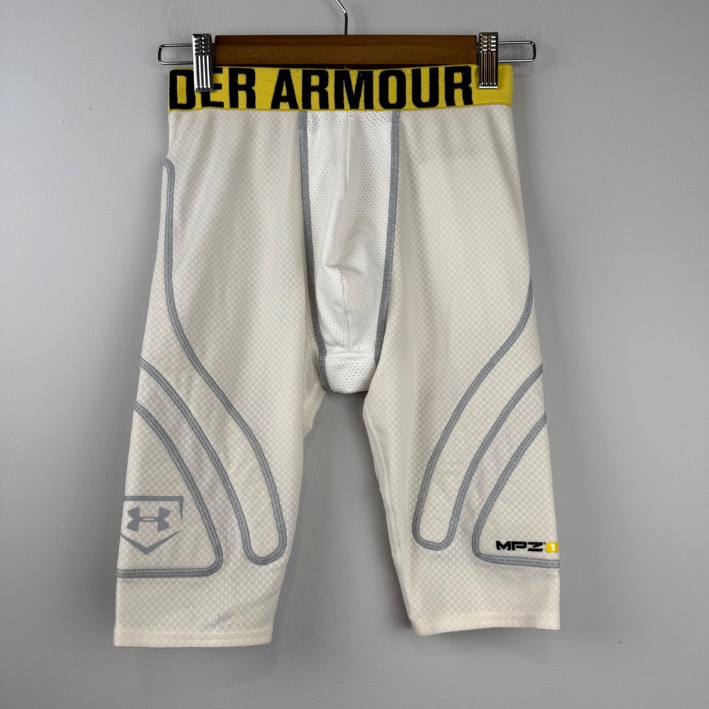 Under Armour MPZ Padded HeatGear Compression Shorts Mens Small Football Athletic